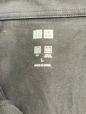 UNIQLO/ユニクロ/ポロシャツ/トップス/ブラック/L
