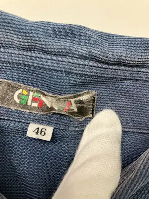 シャツ/ブラウス/トップス/ブルー/46