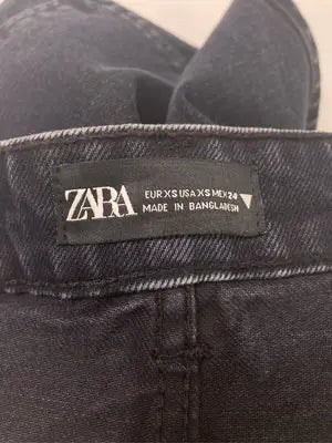 ZARA/ザラ/デニムスカート/スカート/ブラック/USA XS