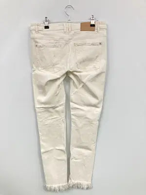 ZARA TRAFALUC/ザラトラファルック/デニムパンツ/パンツ/ホワイト/USA 8