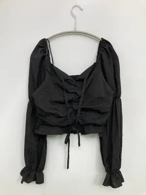 aquaist/アクアイスト/Tシャツ/カットソー/トップス/ブラック/M  バスト79～87　身長154～162