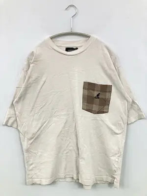 KANGOL/カンゴール/Tシャツ/カットソー/トップス/アイボリー/M