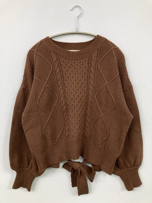 CIAOPANIC/チャオパニック/ニット/セーター/トップス/ブラウン/M