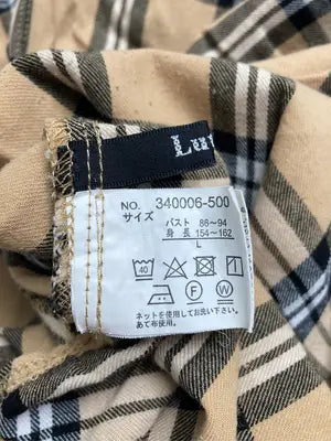Lutique/ルティーク/シャツワンピース/ワンピース/ドレス/ベージュ/L