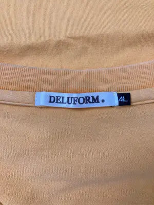 DELUFORM/Tシャツ/カットソー/トップス/イエロー/4L