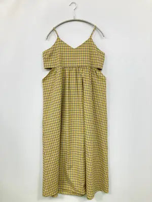 Lax Dan Tia/ワンピース/ワンピース/ドレス/イエロー/L