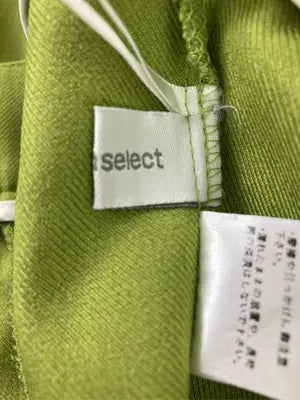 me+em select/ミームセレクト/スラックス/パンツ/ライトグリーン/M