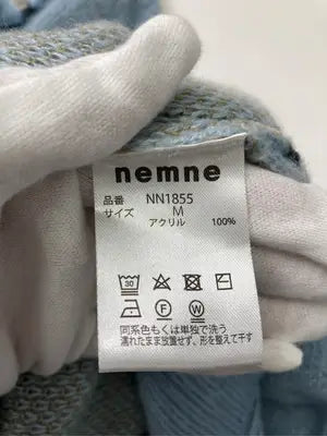 nemne/ネンネ/ニット/セーター/トップス/スカイブルー/M
