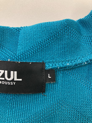 AZUL/アズール/カーディガン/ボレロ/トップス/ブルー/L