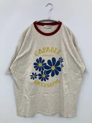MONO-MART/モノマート/Tシャツ/カットソー/トップス/グレー/F