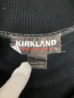 KIRKLAND Signature/カークランドシグネチャー/Tシャツ/カットソー/トップス/ブラック/L