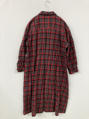 Samansa Mos2 blue/サマンサモスモスブルー/シャツワンピース/ワンピース/ドレス/グレー/F