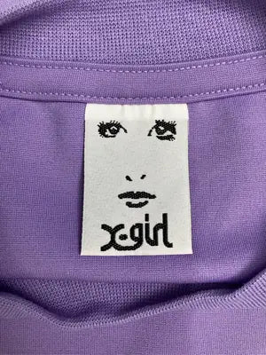 X-GIRL/エックスガール/Tシャツ/カットソー/トップス/パープル/2