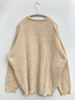 BACK NUMBER/バックナンバー/ニット/セーター/トップス/アイボリー/X-LARGE