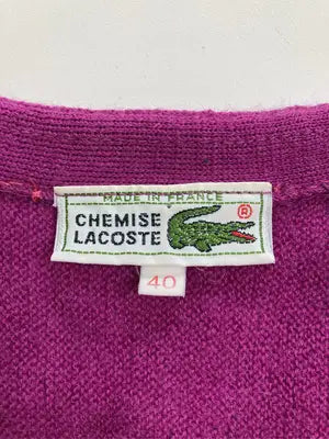 CHEMISE LACOSTE/シュミーズラコステ/カーディガン/ボレロ/トップス/パープル