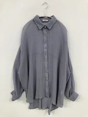 ITEMS/アイテムズ/シャツ/ブラウス/トップス/グレー/Free
