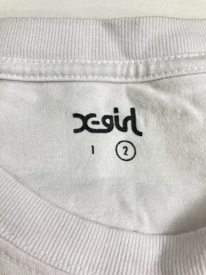 X-GIRL/エックスガール/Tシャツ/カットソー/トップス/ホワイト/2