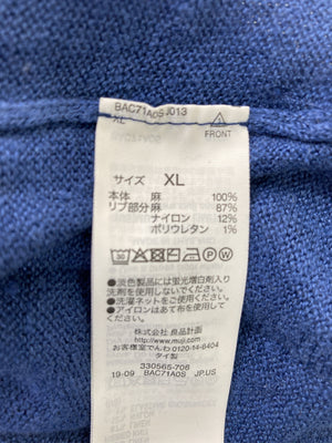 無印良品/ムジルシリョウヒン/ニット/セーター/トップス/ネイビー/XL