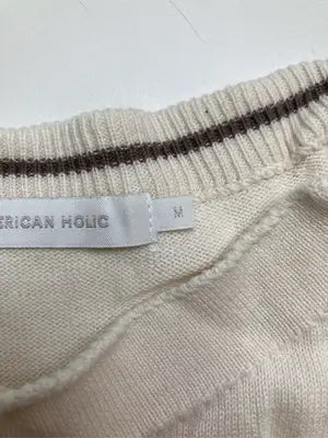AMERICAN HOLIC/アメリカンホリック/Tシャツ/カットソー/トップス/アイボリー/M