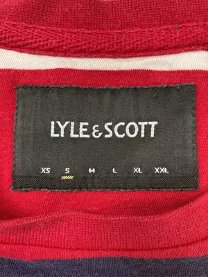 LYLE&SCOTT/ライルアンドスコット/Tシャツ/カットソー/トップス/レッド/S