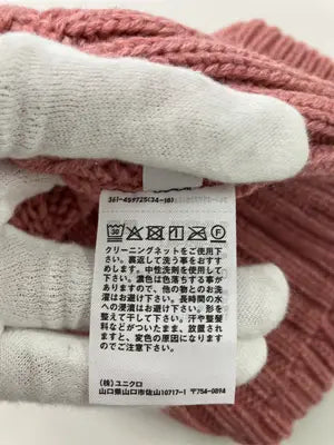 UNIQLO/ユニクロ/ニットキャップ/ビーニー/帽子/ピンク/ONE SIZE
