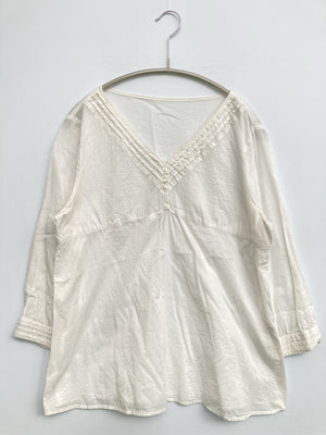 ELLE PLANETE/シャツ/ブラウス/トップス/ホワイト