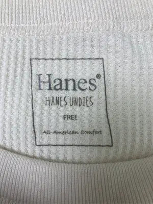 Hanes/ヘインズ/Tシャツ/カットソー/トップス/アイボリー/FREE