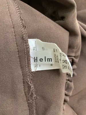 Helm/ヘルム/スラックス/パンツ/ブラウン/L  ウエスト69～77
