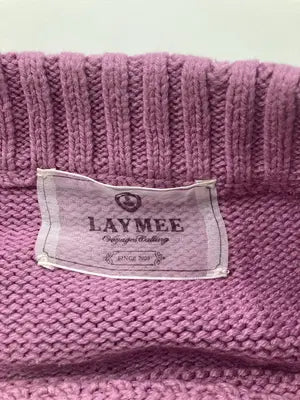 Laymee/ニット/セーター/トップス/ピンク