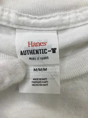 Hanes/ヘインズ/Tシャツ/カットソー/トップス/ホワイト/M