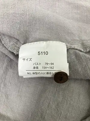 Ladies Fashion/シャツワンピース/ワンピース/ドレス/グレー/M,L体型の人に適合