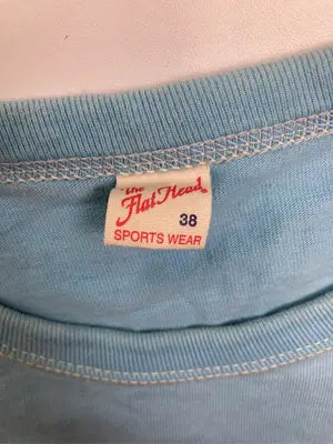 The Flat Head/フラットヘッド/Tシャツ/カットソー/トップス/スカイブルー/38