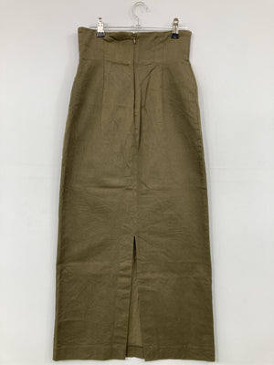 ロングスカート/スカート/カーキ/M