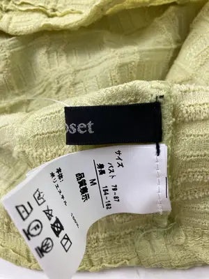 w closet/ダブルクローゼット/その他トップス/トップス/ライトグリーン/M