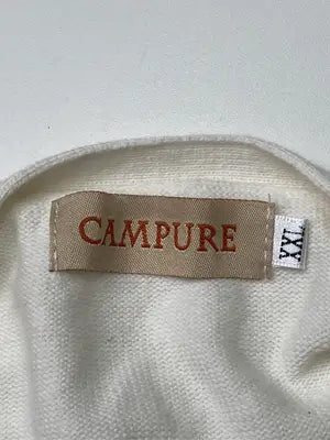CAMPURE/キャンピュア/カーディガン/ボレロ/トップス/アイボリー/XXL