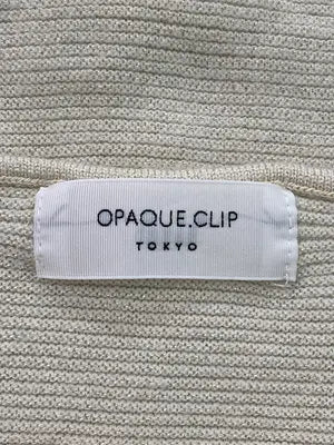 OPAQUE.CLIP/オペークドットクリップ/ニット/セーター/トップス/アイボリー/L