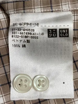 UNIQLO/ユニクロ/シャツ/ブラウス/トップス/ベージュ/L