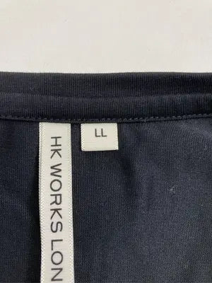 HK WORKS LONDON/エイチケーワークスロンドン/Tシャツ/カットソー/トップス/ブラック/LL