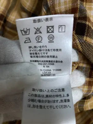 RAG MACHINE/ラグマシーン/シャツ/ブラウス/トップス/イエロー/MEDIUM