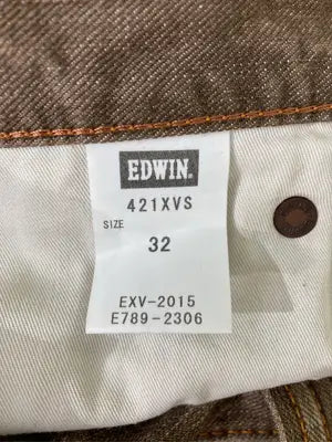 EDWIN/エドウィン/デニムパンツ/パンツ/ブラウン/32
