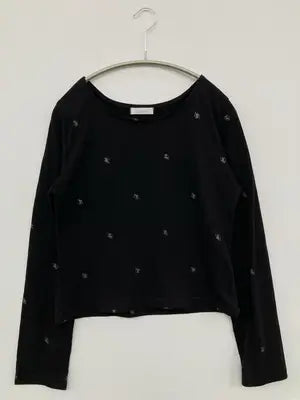 L’espoir/レスポワール/Tシャツ/カットソー/トップス/ブラック/L