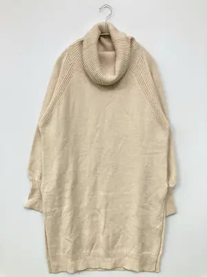 Riche glamour/リシェグラマー/ニット/セーター/トップス/ベージュ/M バスト79～87　身長154～162