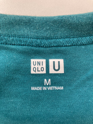 UNIQLO/ユニクロ/Tシャツ/カットソー/トップス/グリーン/M