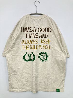 ZARA/ザラ/Tシャツ/カットソー/トップス/ベージュ/EUR L/USA L/MEX 42