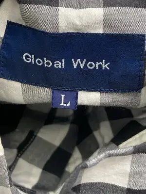 GLOBAL WORK/グローバルワーク/シャツ/ブラウス/トップス/ブラック/L