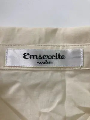 ems excite/エムズエキサイト/シャツ/ブラウス/トップス/イエロー/M