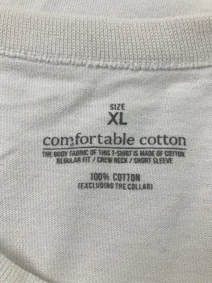 comfortable cotton/Tシャツ/カットソー/トップス/アイボリー/XL