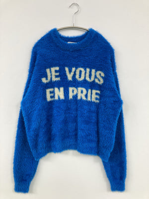 niko and .../ニコアンド/ニット/セーター/トップス/ブルー/L