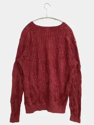 UNIQLO/ユニクロ/ニット/セーター/トップス/レッド/L