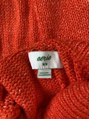aerie/エアリー/ニット/セーター/トップス/レッド/M